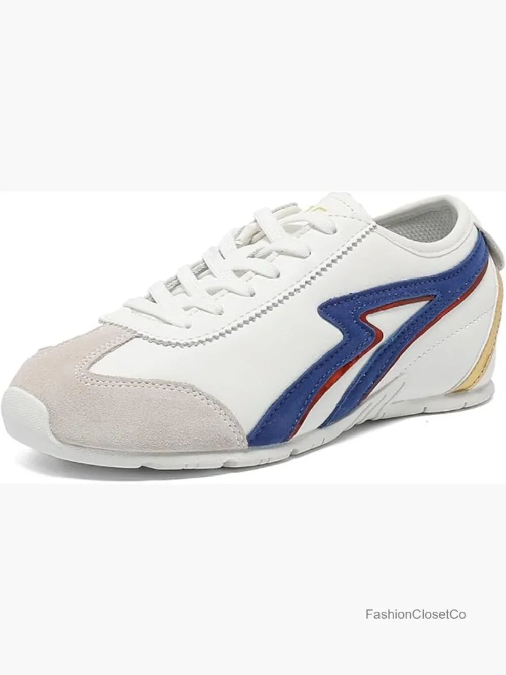 Retro Fashion Sneakers Thin Sole Casual Walking Comfort Lightweight Tennis - Picture 1 of 7